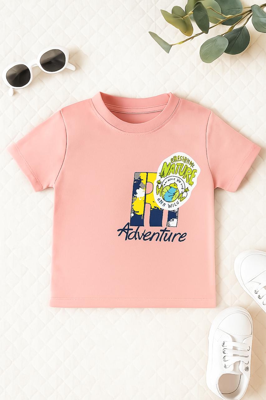 Adventure Crew T-shirt and Shorts Set for Kids with Back Print sky - My Little Co.