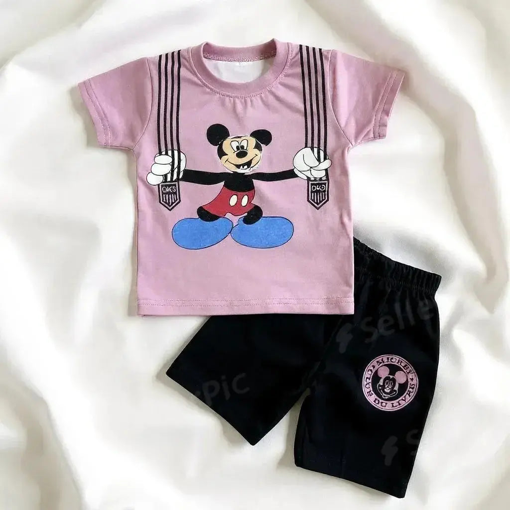 Mickey Mouse T-Shirt & Shorts Set - My Little Co.