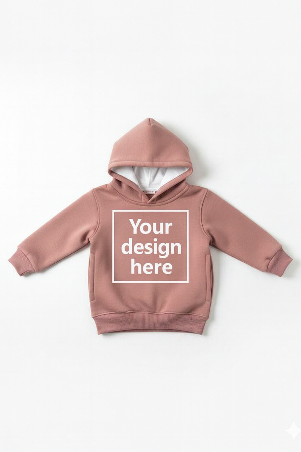 Peach Custom Print Hoodie Sweatshirt with Side Pockets – My Little Co. My Little Co.