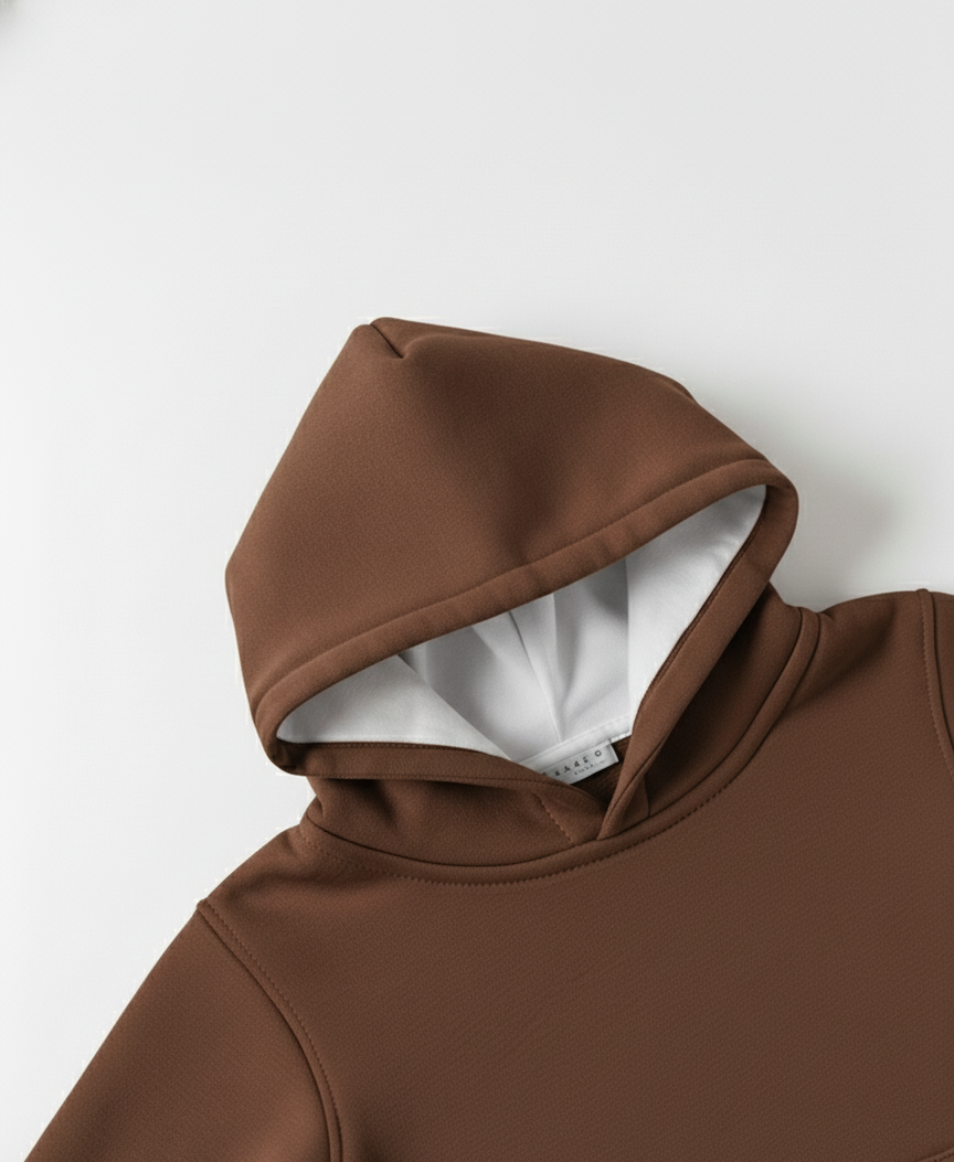 Brown Hoodie Sweatshirt with Side Pockets – My Little Co. (Copy) My Little Co.