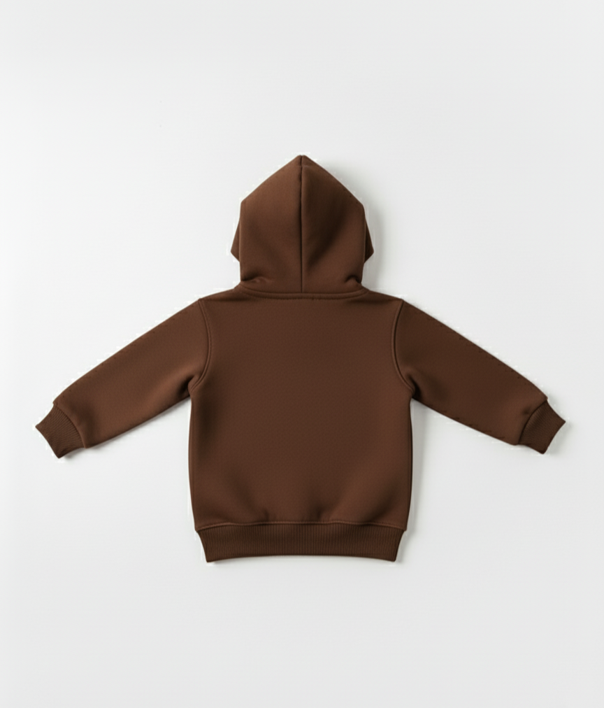 Brown Hoodie Sweatshirt with Side Pockets – My Little Co. (Copy) My Little Co.
