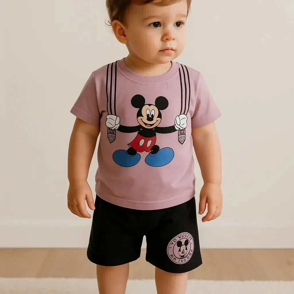 Mickey Mouse T-Shirt & Shorts Set - My Little Co.