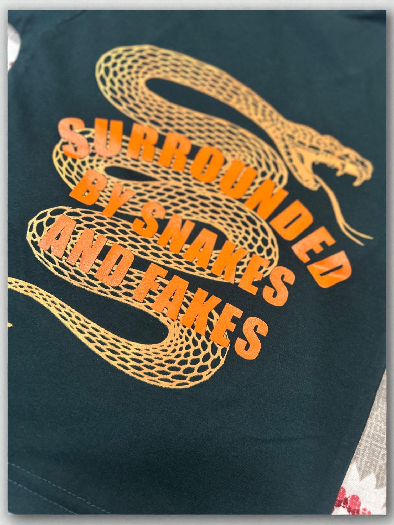 Bold Statement Baby Co-ord Set – “Surrounded by Snakes and Fakes" - My Little Co.