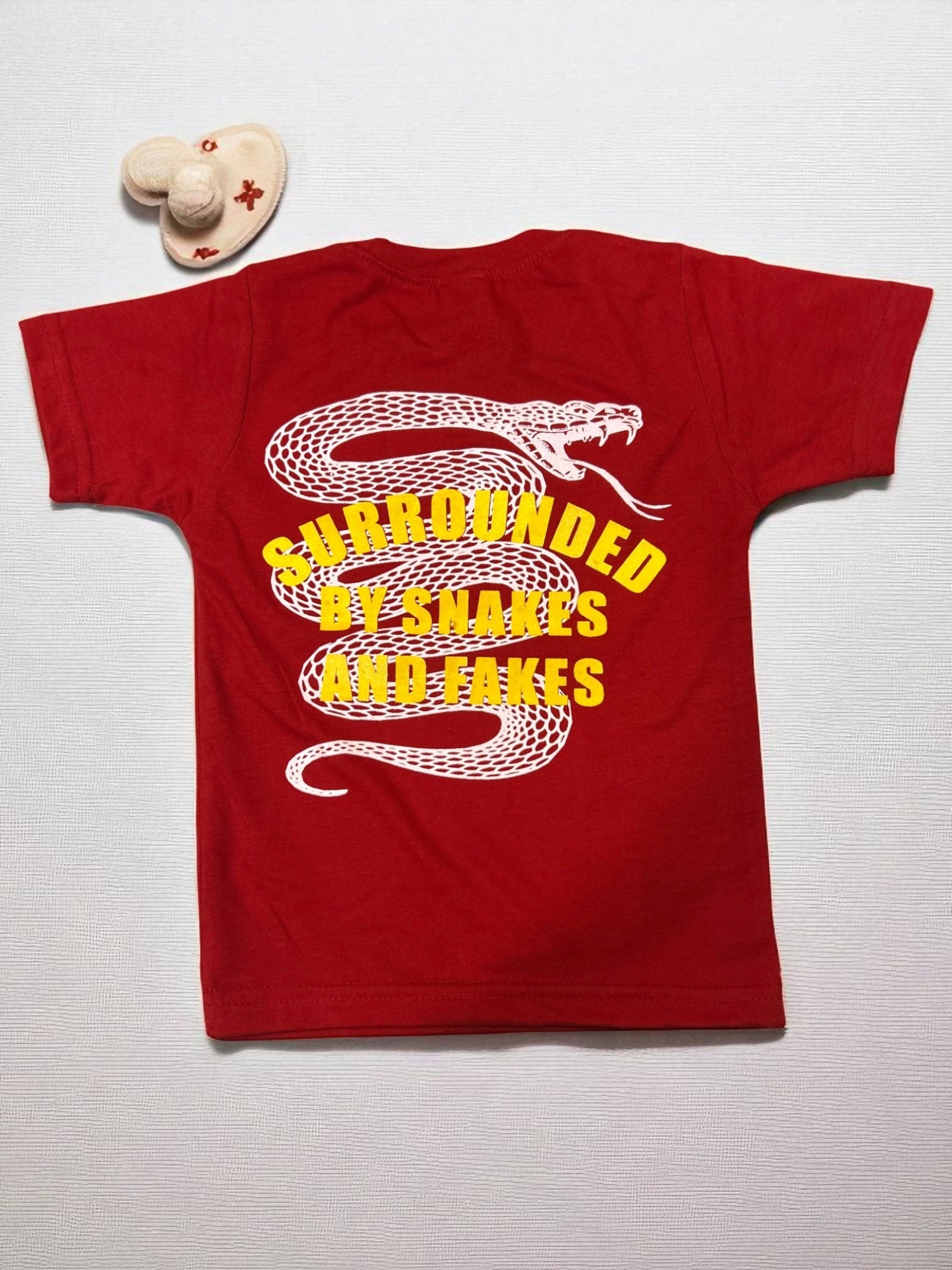 Bold Statement Baby Co-ord Set – “Surrounded by Snakes and Fakes" - My Little Co.
