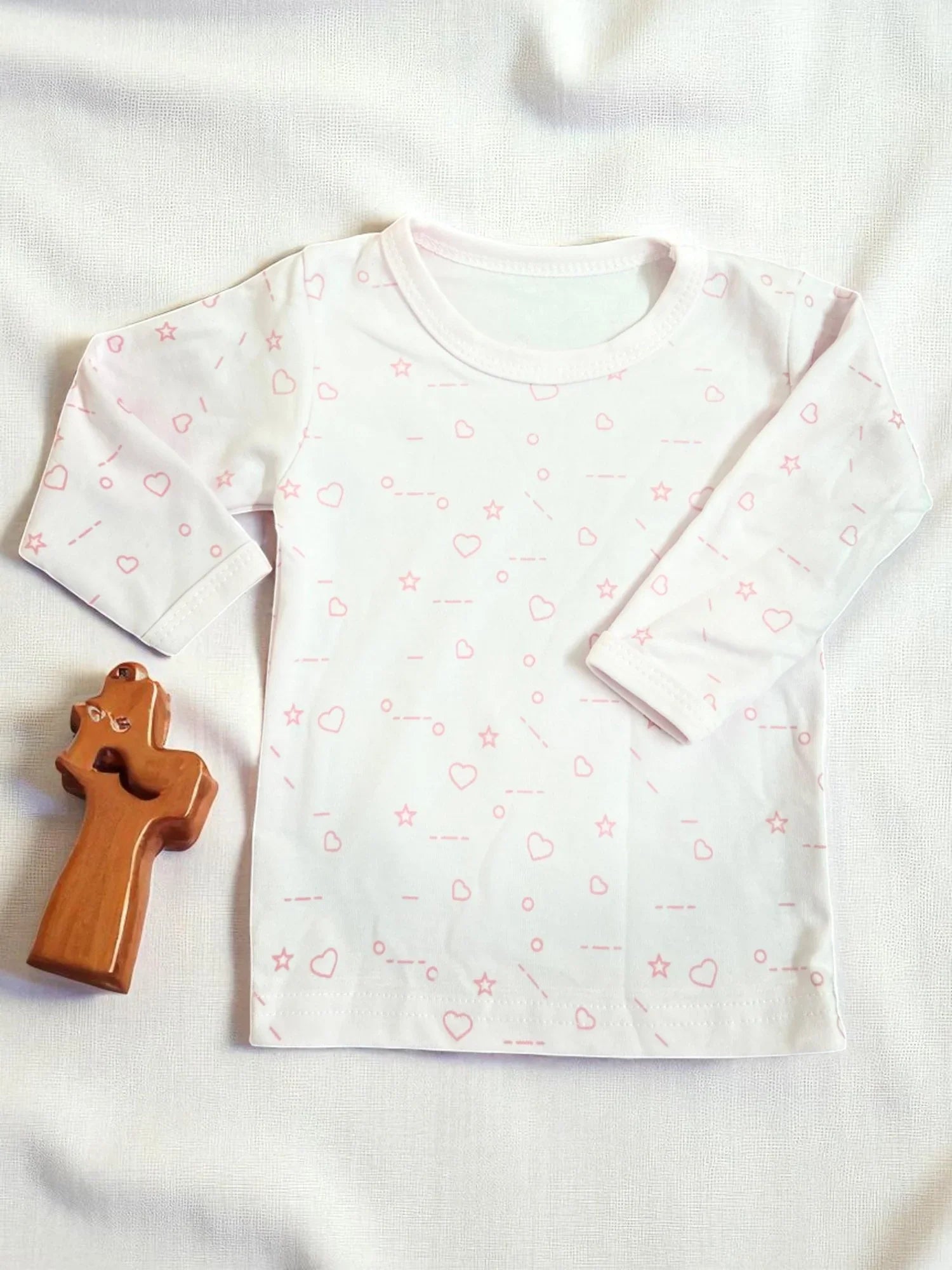 Newborn White 4-Piece Set – Romper, T-shirt, Blanket & Bib - My Little Co.