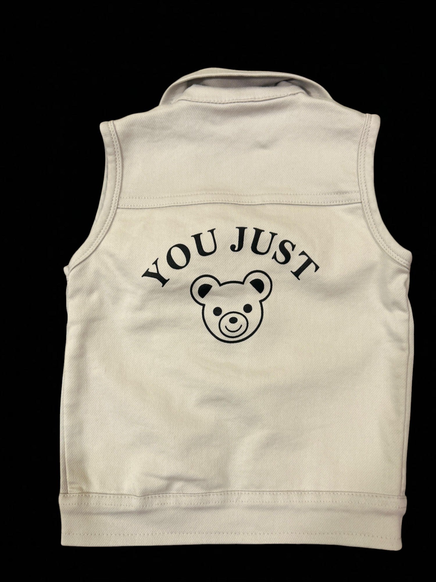 Cute Bear Patch Denim Look Co-Ord Set for Boys – 3-Piece Casual Outfit - My Little Co.