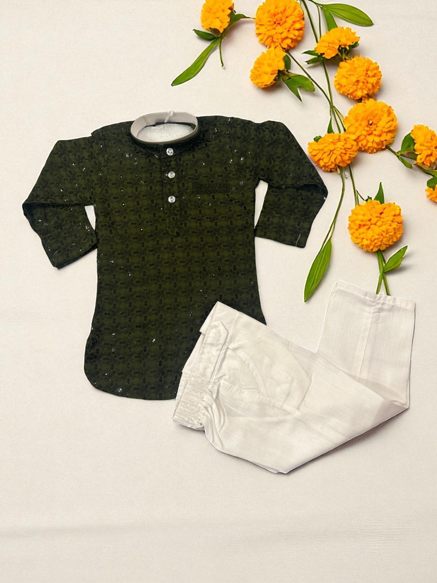 Rakhi Speical Kurta Pajama Set for Boys (1–2 Years) - My Little Co.