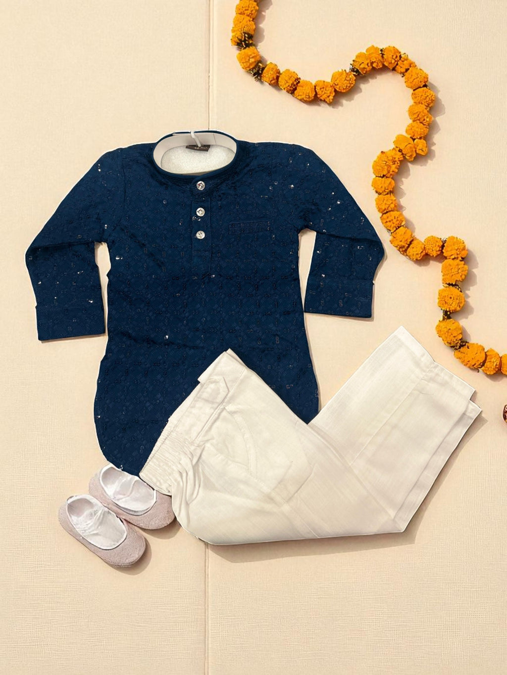 Rakhi Speical Kurta Pajama Set for Boys (1–2 Years) - My Little Co.
