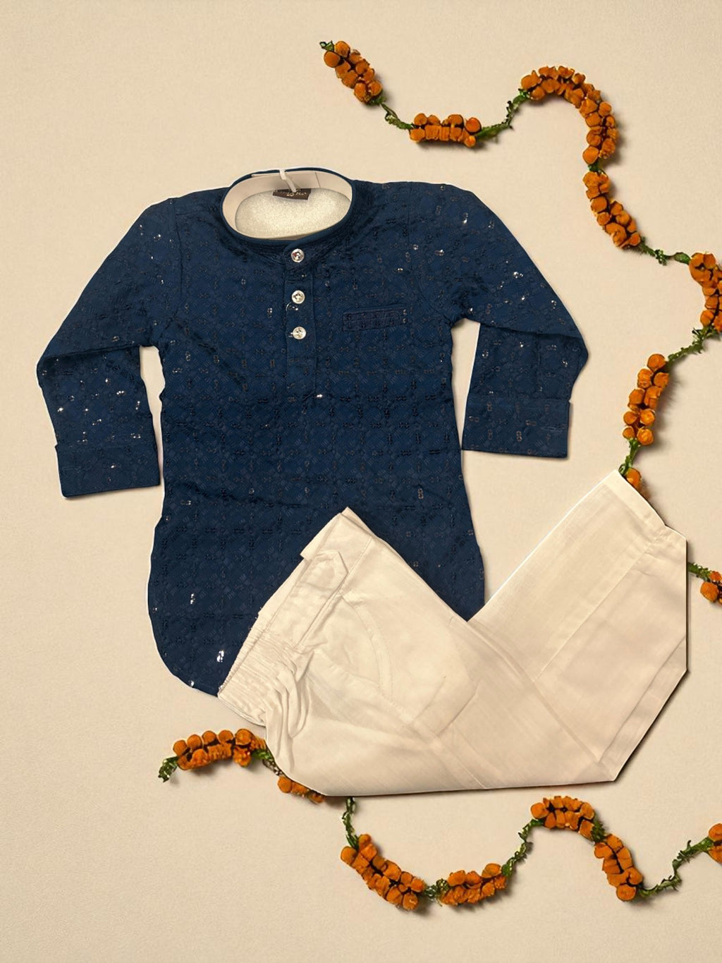 Rakhi Speical Kurta Pajama Set for Boys (1–2 Years) - My Little Co.