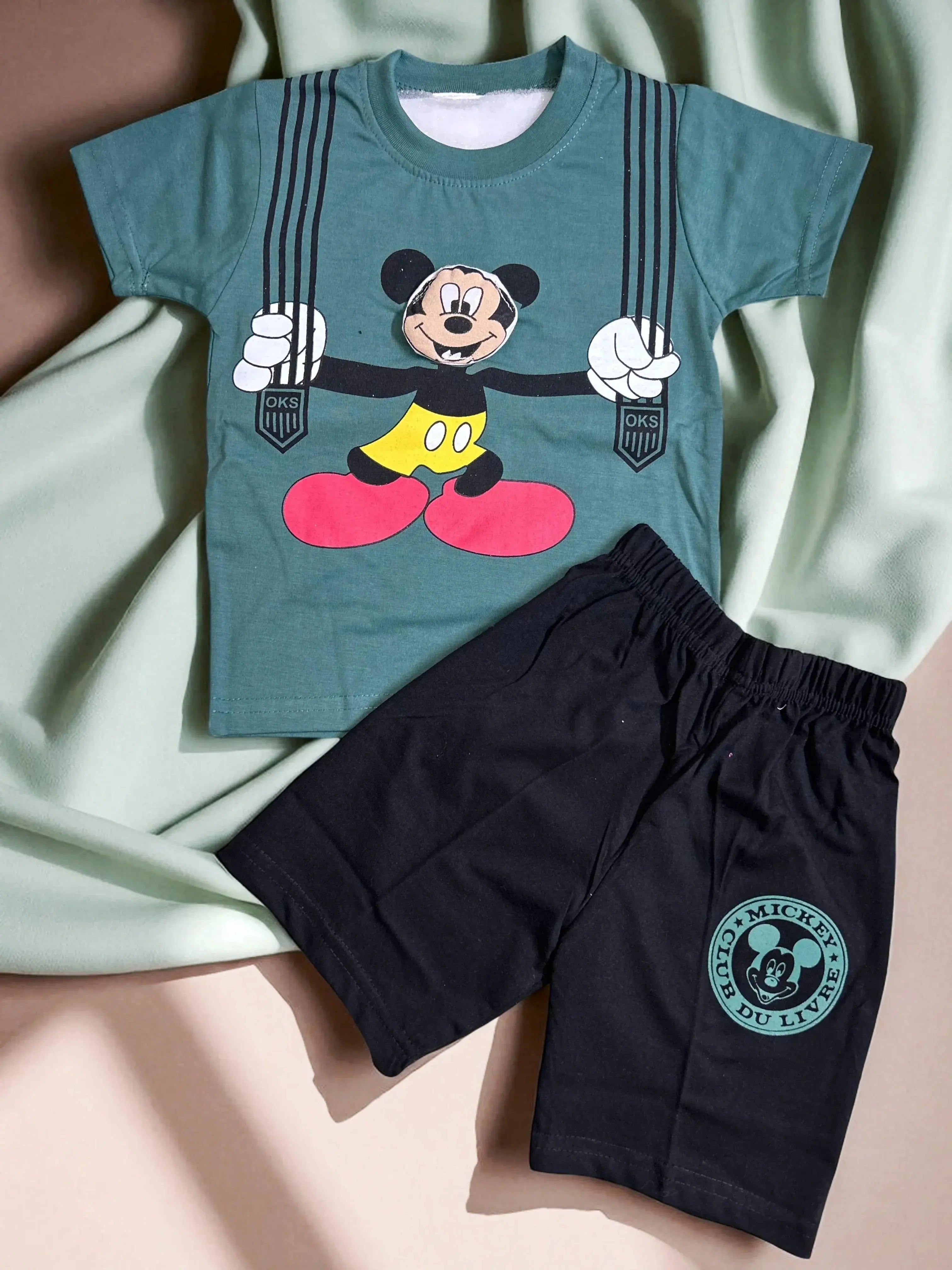Mickey Mouse T-Shirt & Shorts Set - My Little Co.