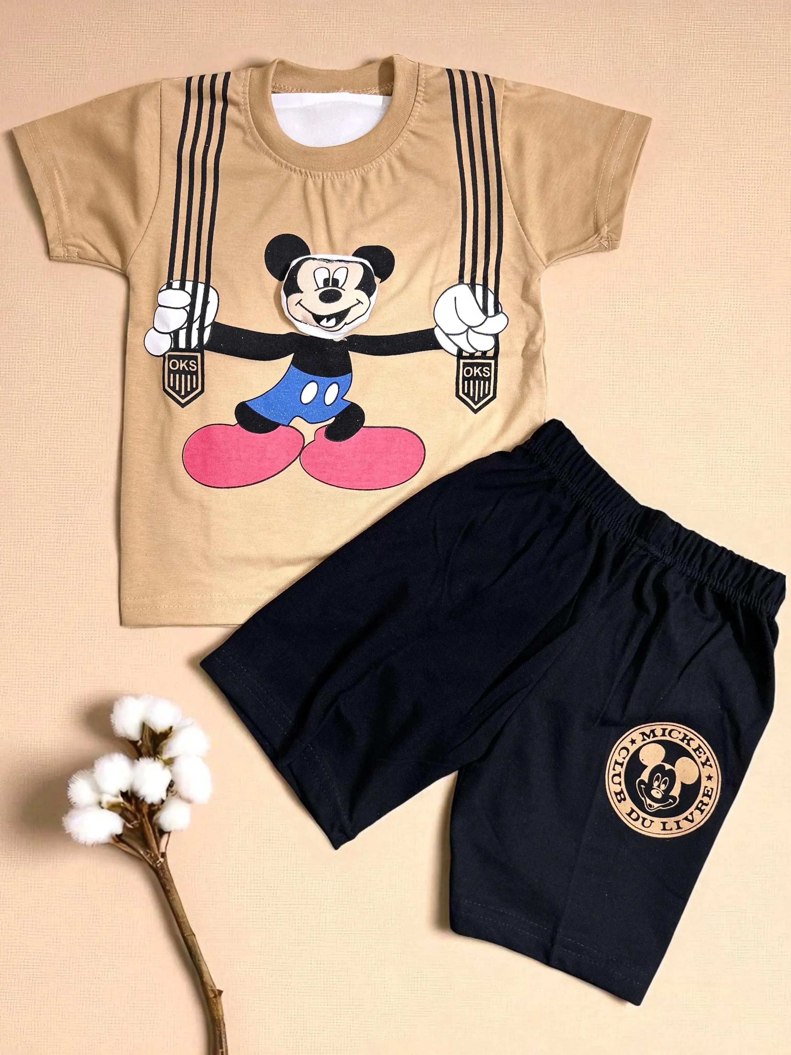 Mickey Mouse T-Shirt & Shorts Set - My Little Co.