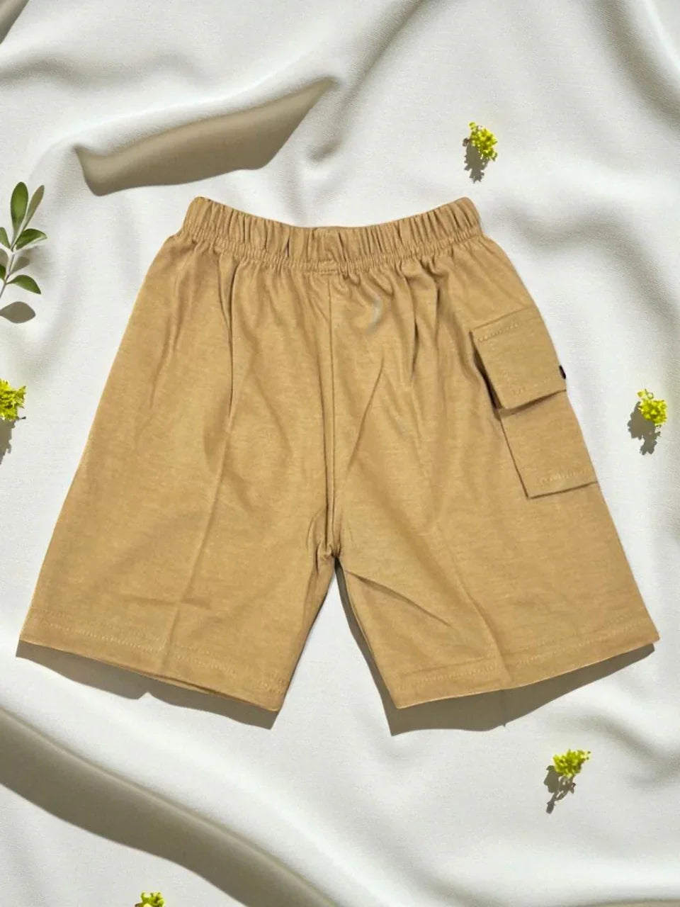 Cute Bear Print Toddler Set – White T-Shirt & Shorts - My Little Co.