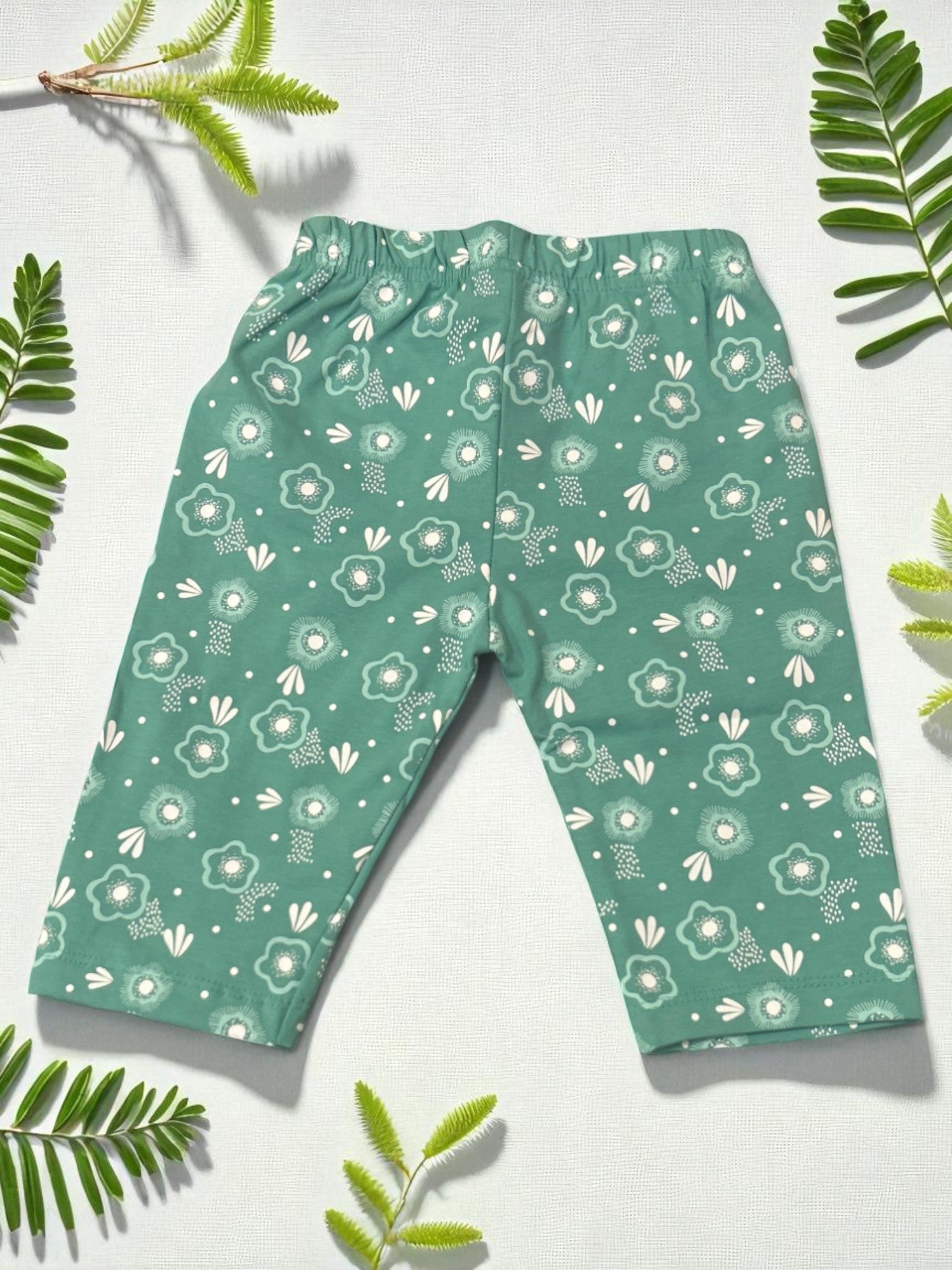 Hawaiian Bear Toddler Girl Outfit Set – Top & Floral Pants - My Little Co.