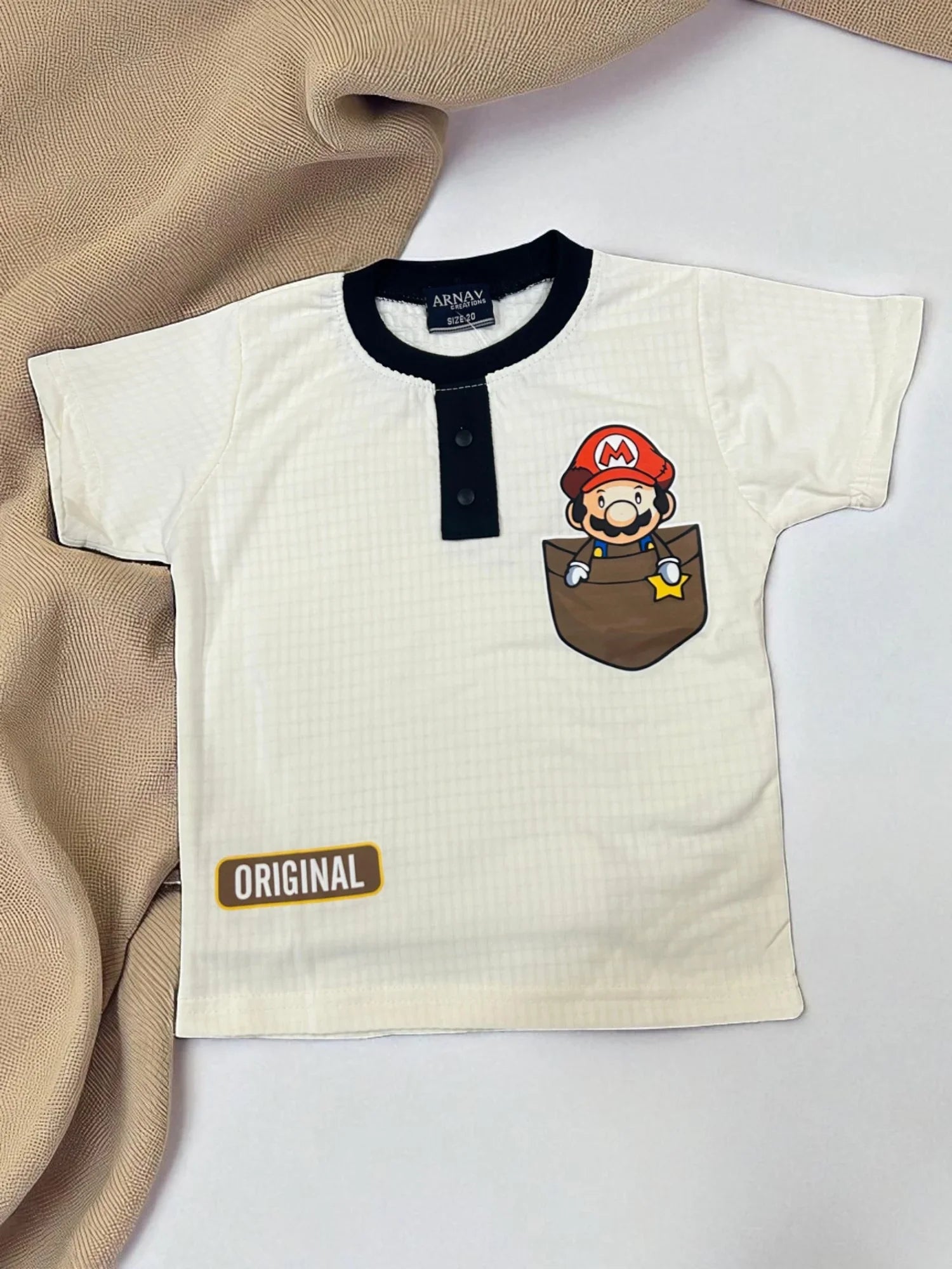 Original Mario-Inspired Toddler Set - My Little Co.