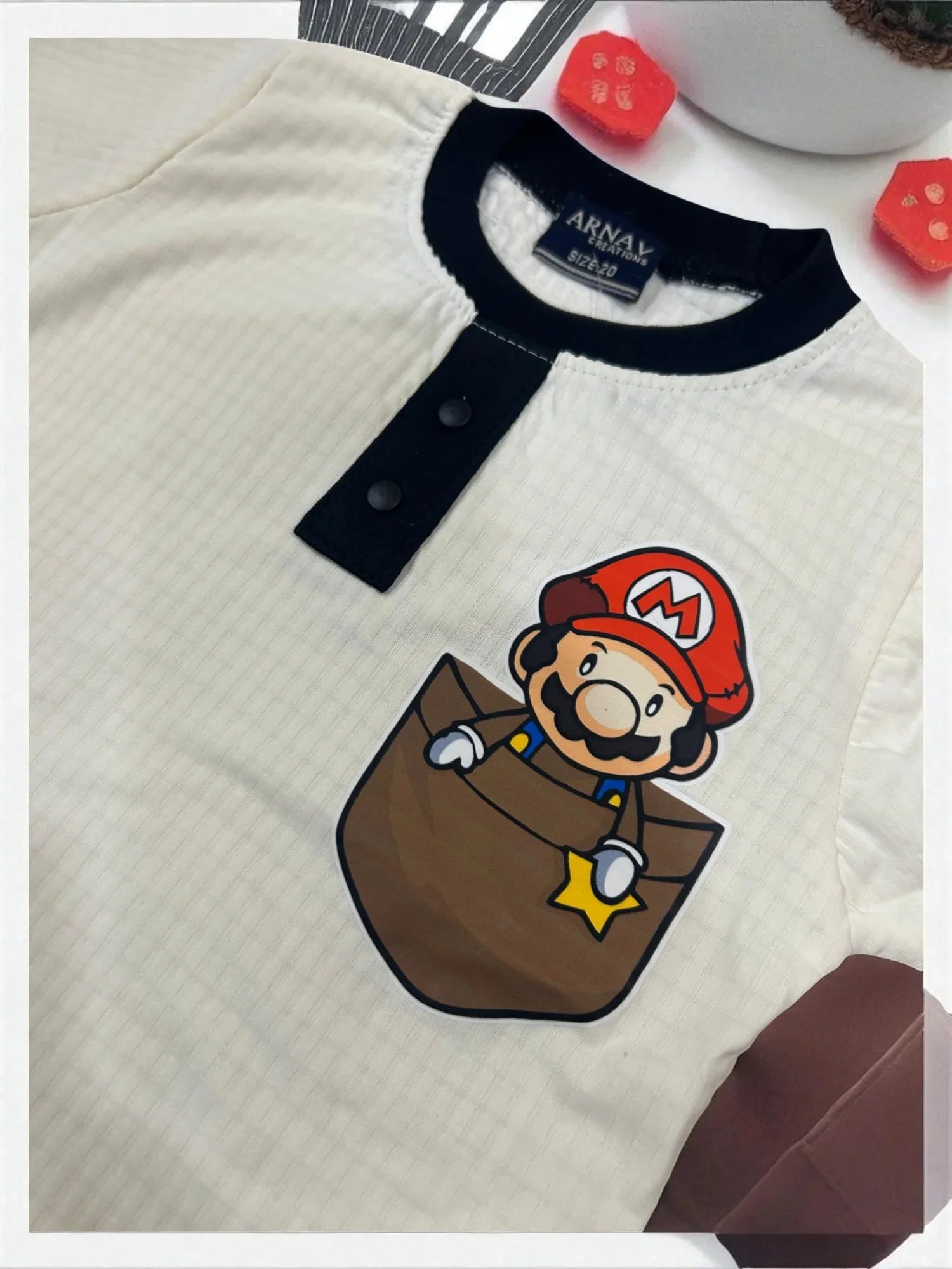 Original Mario-Inspired Toddler Set - My Little Co.