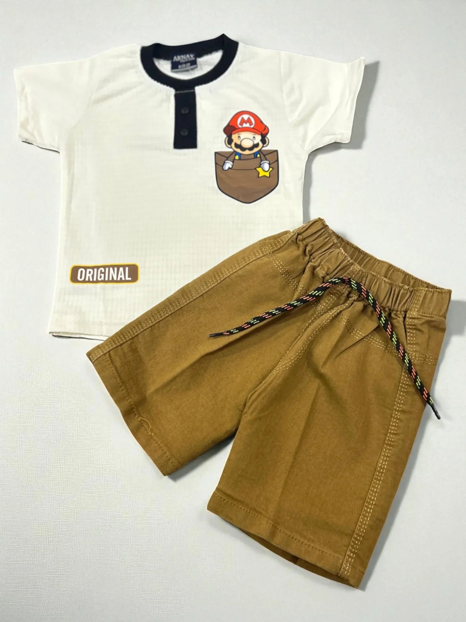 Original Mario-Inspired Toddler Set - My Little Co.