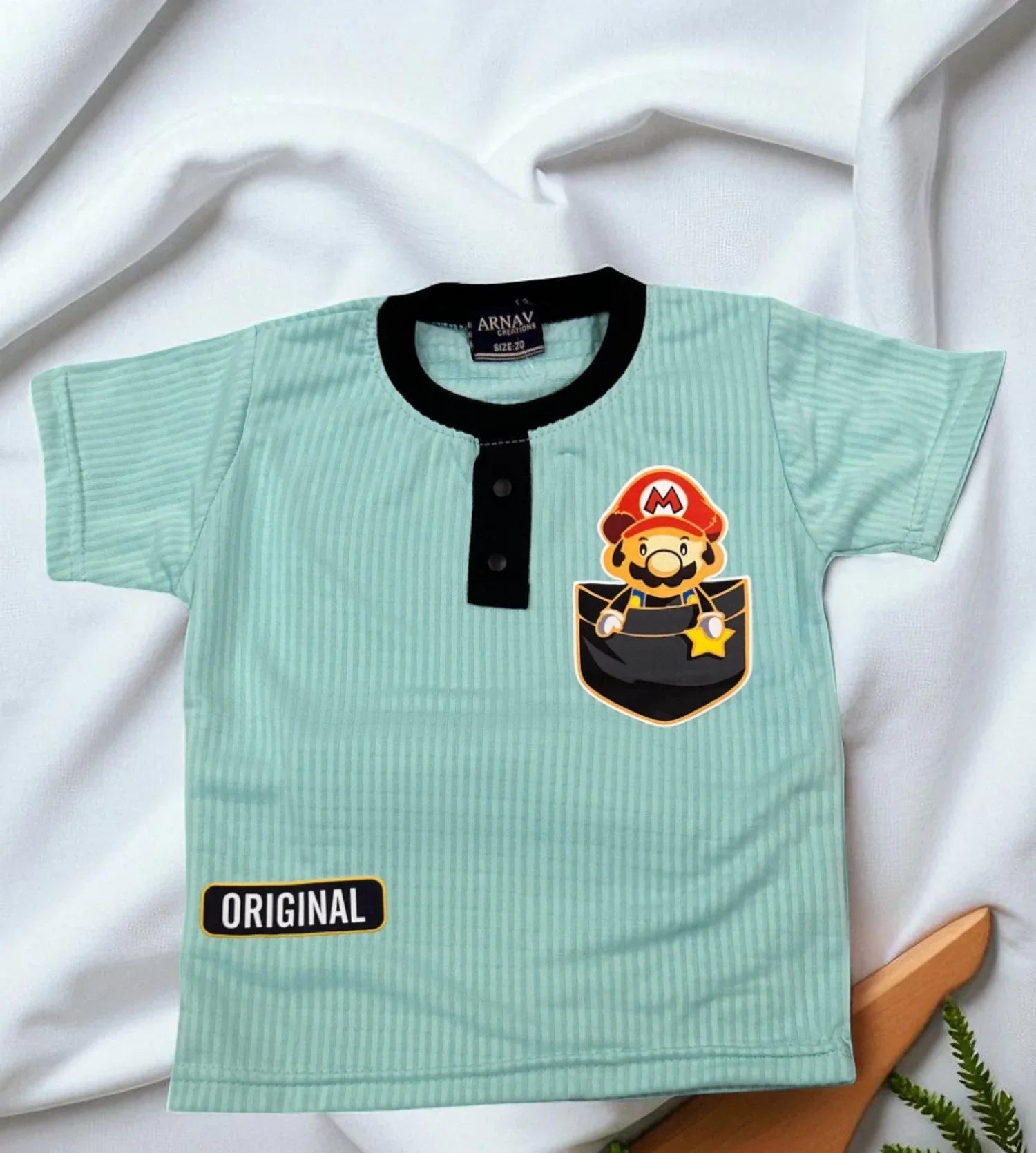 Original Mario-Inspired Toddler Set - My Little Co.