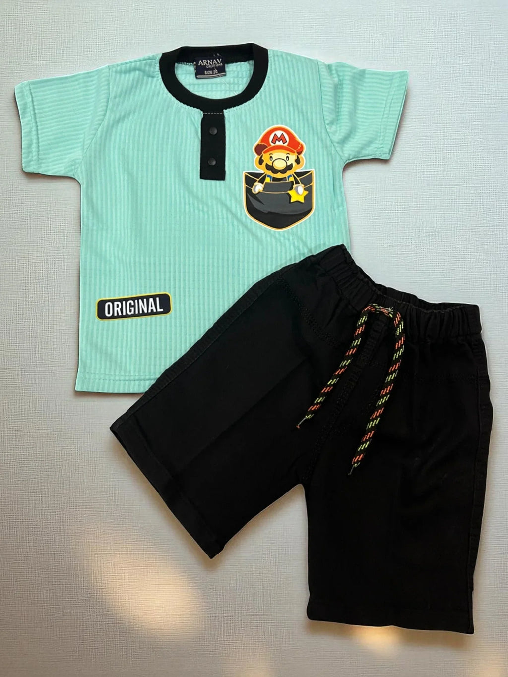 Original Mario-Inspired Toddler Set - My Little Co.