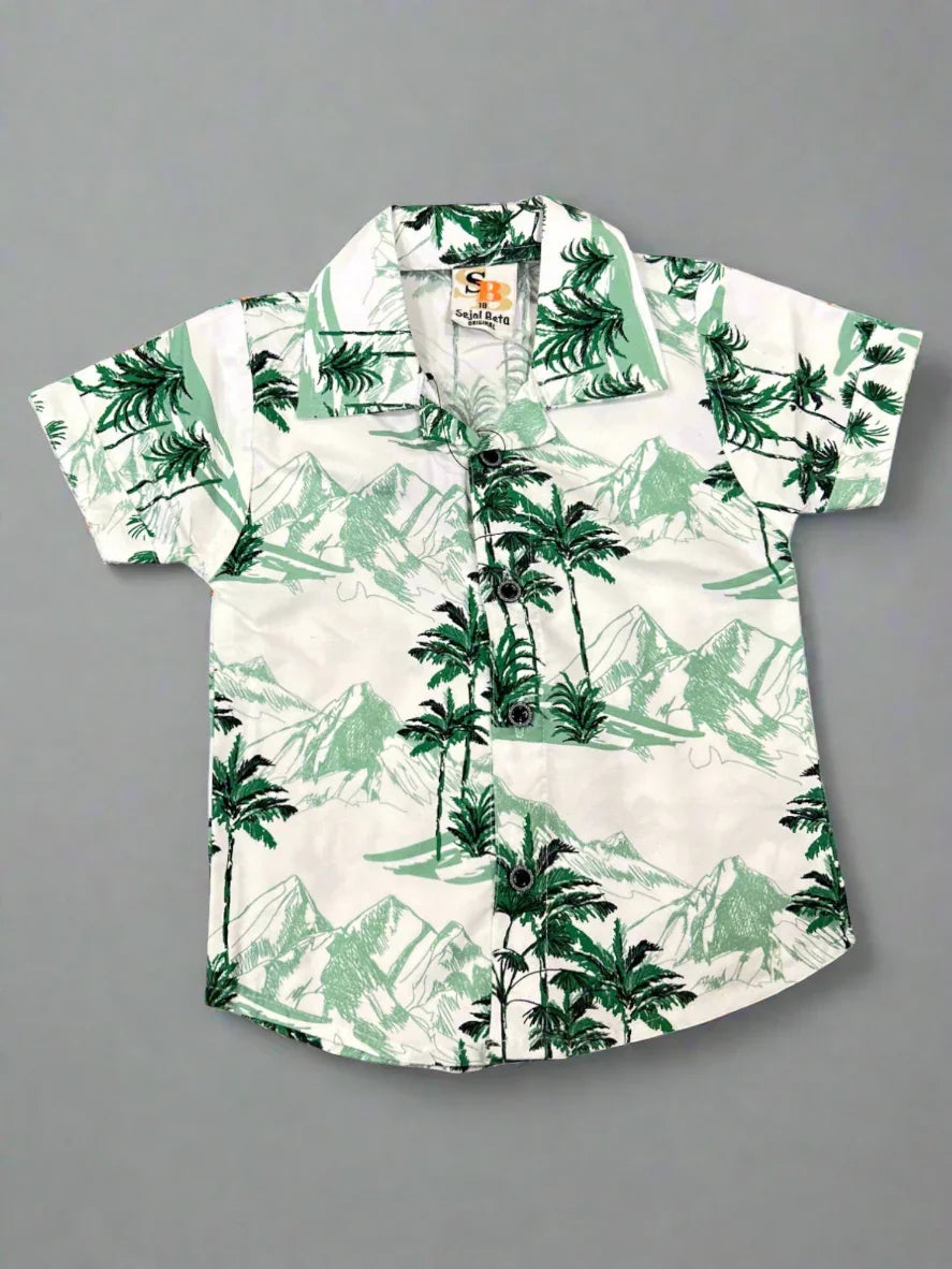 Tropical Vibes Toddler Shirt & Shorts Set – Summer Wear - My Little Co.