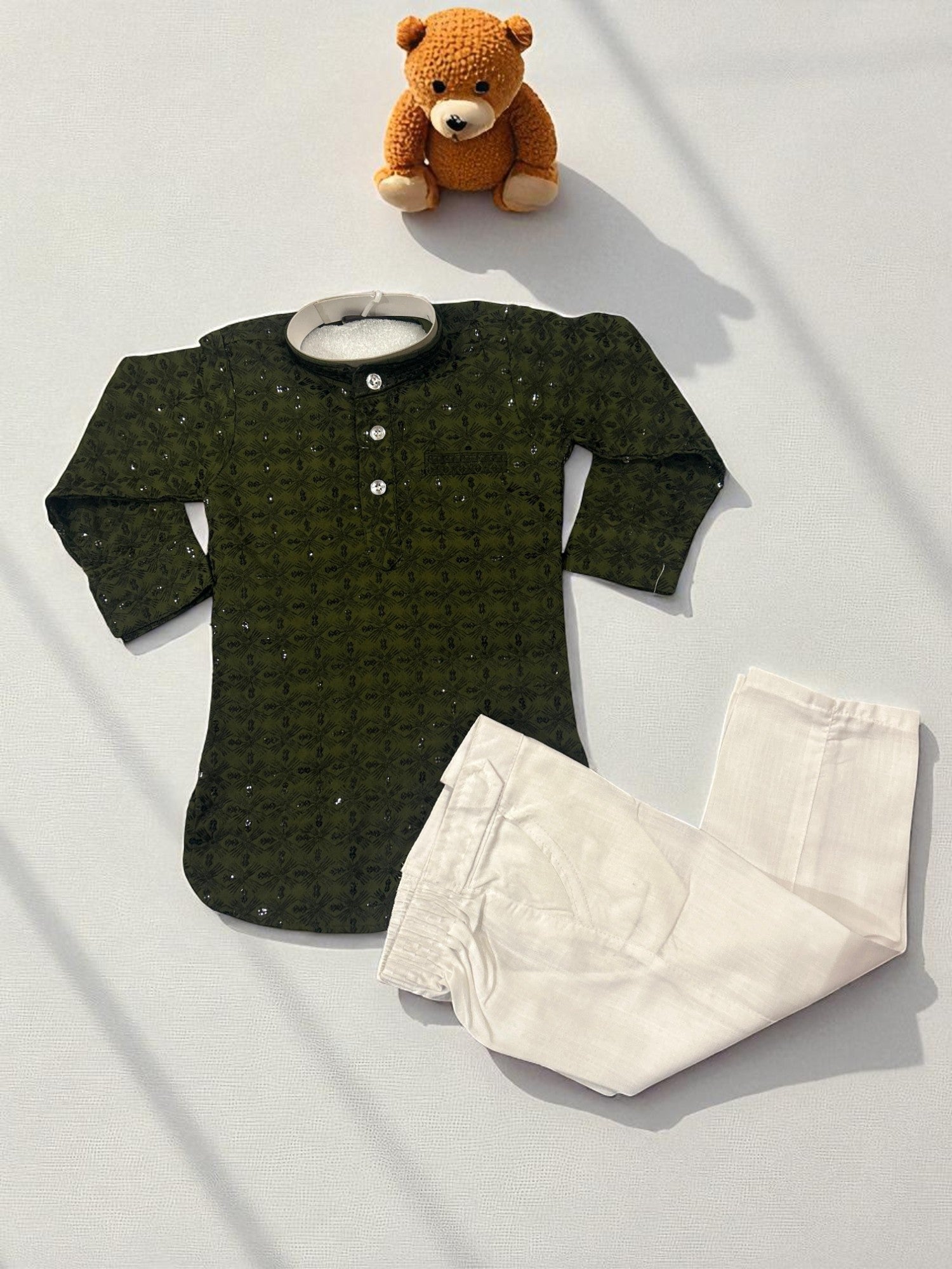 Rakhi Speical Kurta Pajama Set for Boys (1–2 Years) - My Little Co.