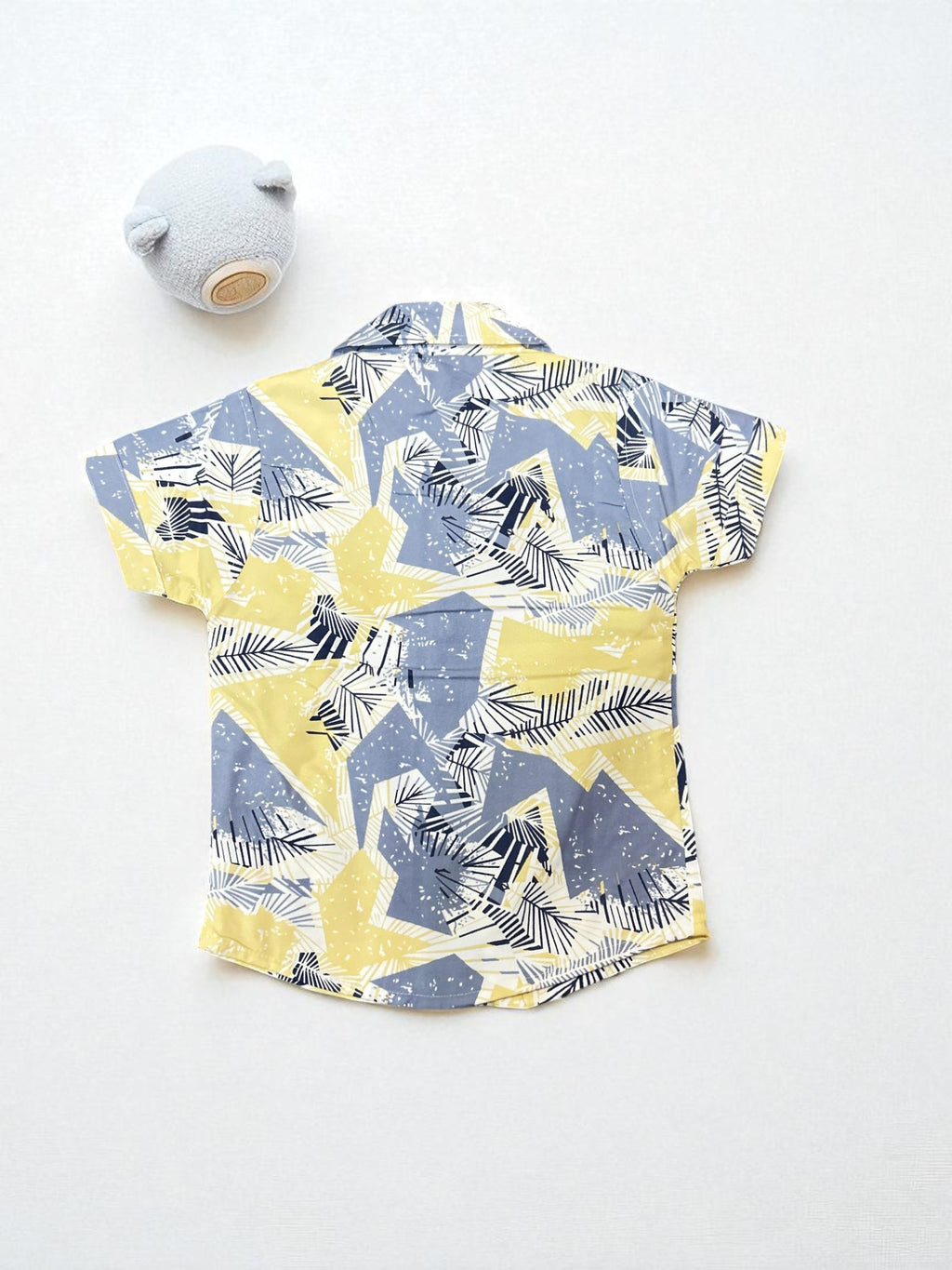Abstract Leaf Print Toddler Co-ord Set – Shirt & Shorts - My Little Co.