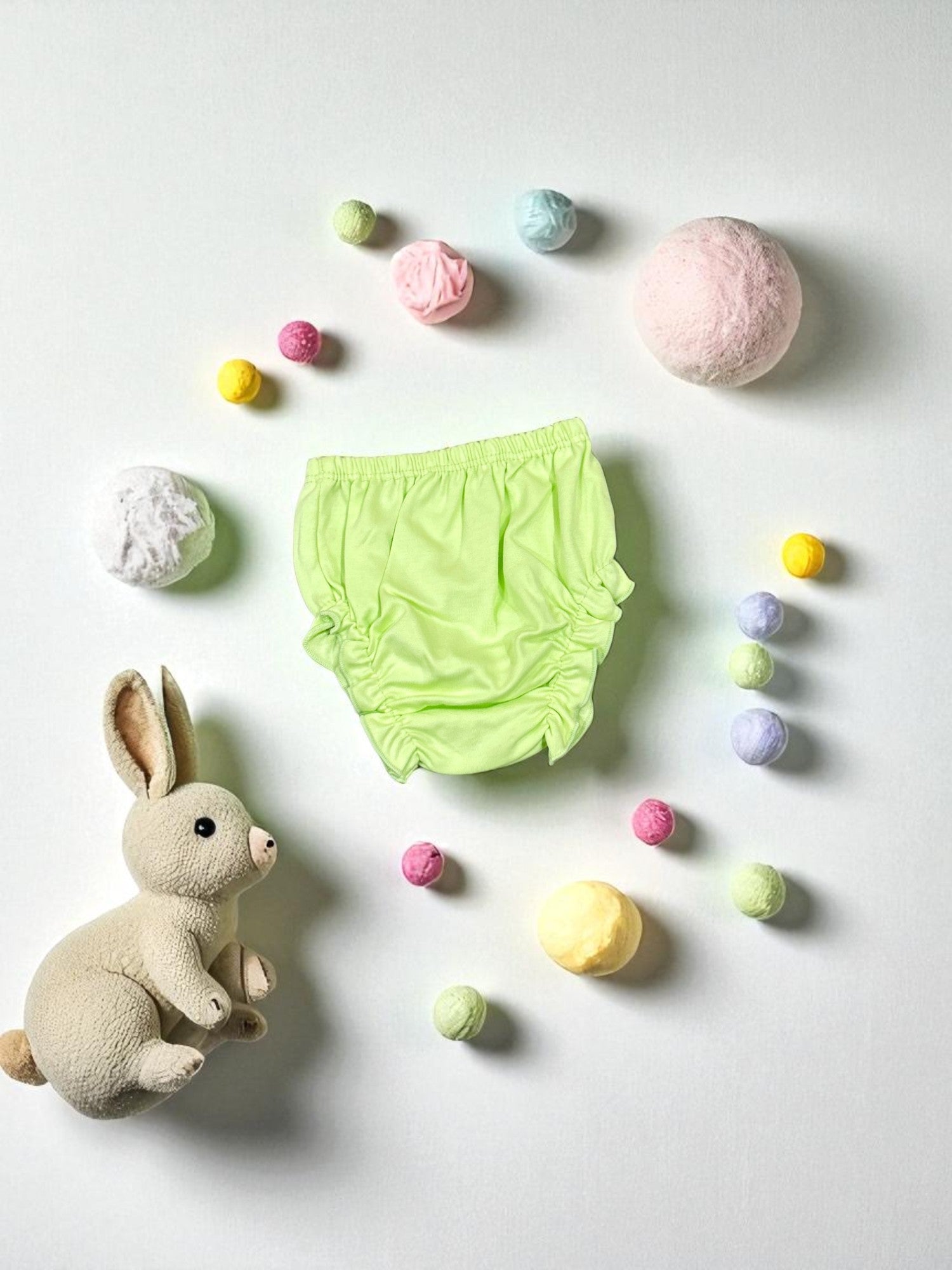 Bunny Face Dungaree Dress & Polka T-Shirt Set for Baby Girls - My Little Co.
