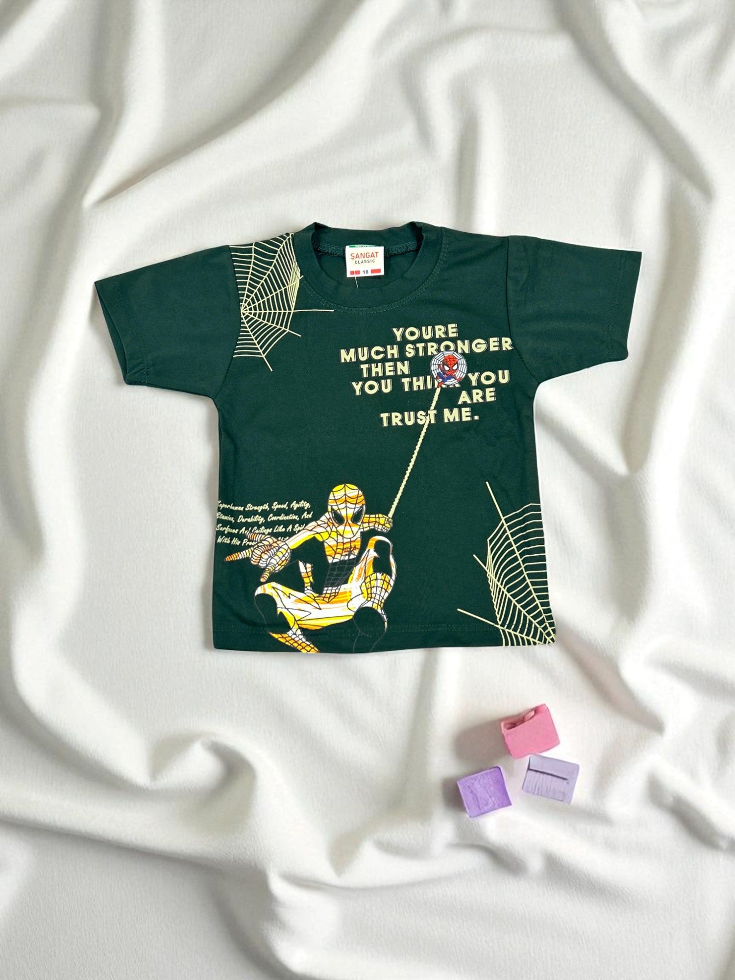 Spider Fan Superhero T-Shirt & Shorts Co-ord Set for Baby Boys - My Little Co.