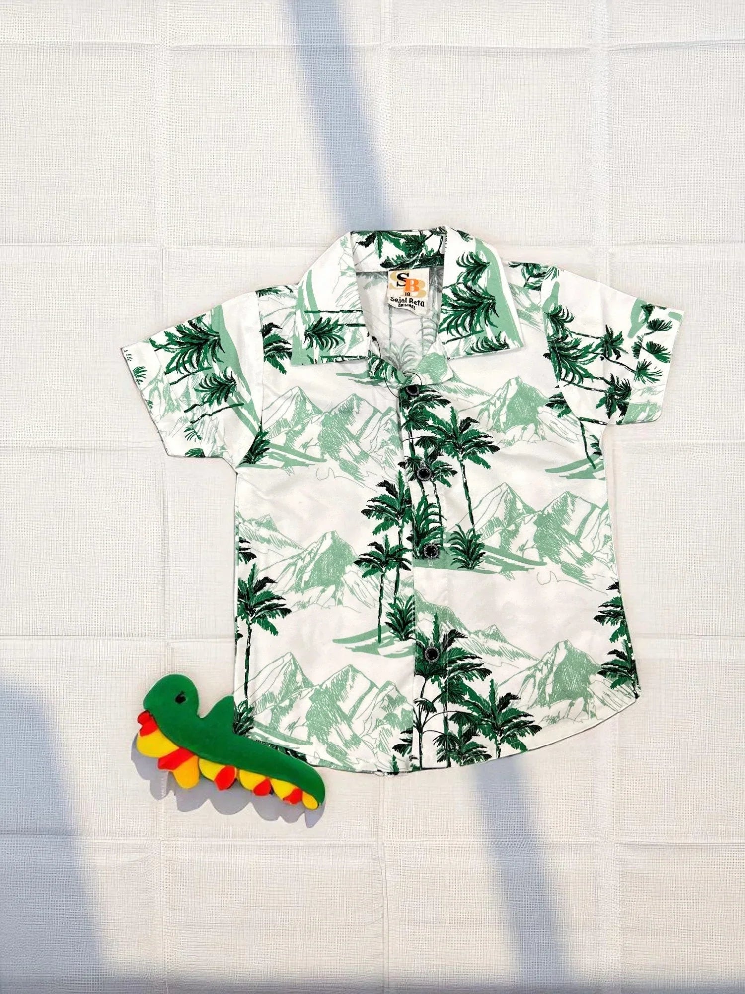Tropical Vibes Toddler Shirt & Shorts Set – Summer Wear - My Little Co.