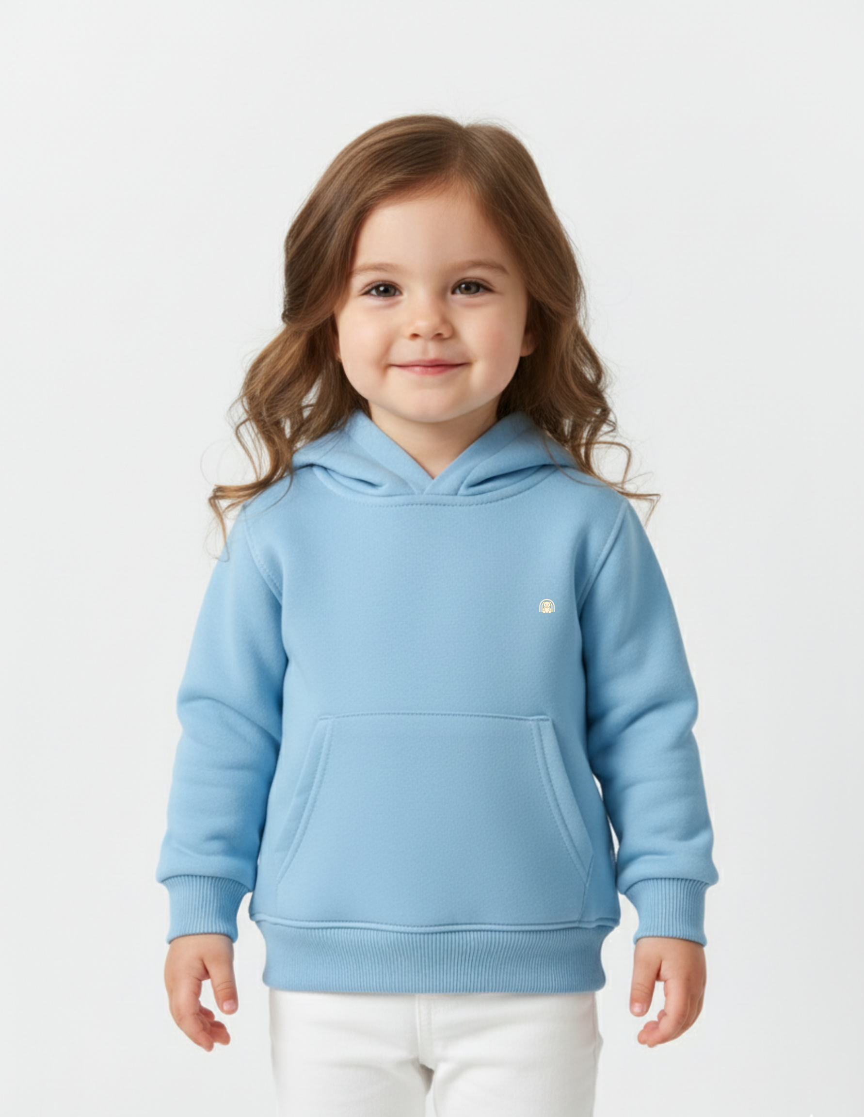 Sky blue Kids Pullover Hoodie for Everyday Wear My Little Co.