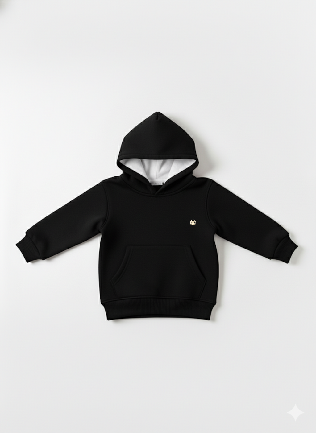 Black Kids Pullover Hoodie for Everyday Wear My Little Co.