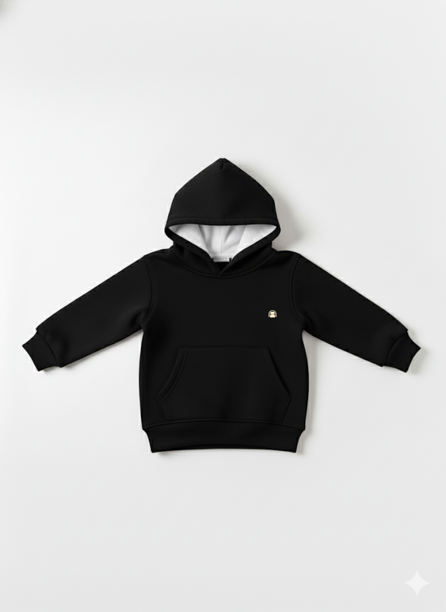 Black Kids Pullover Hoodie for Everyday Wear My Little Co.