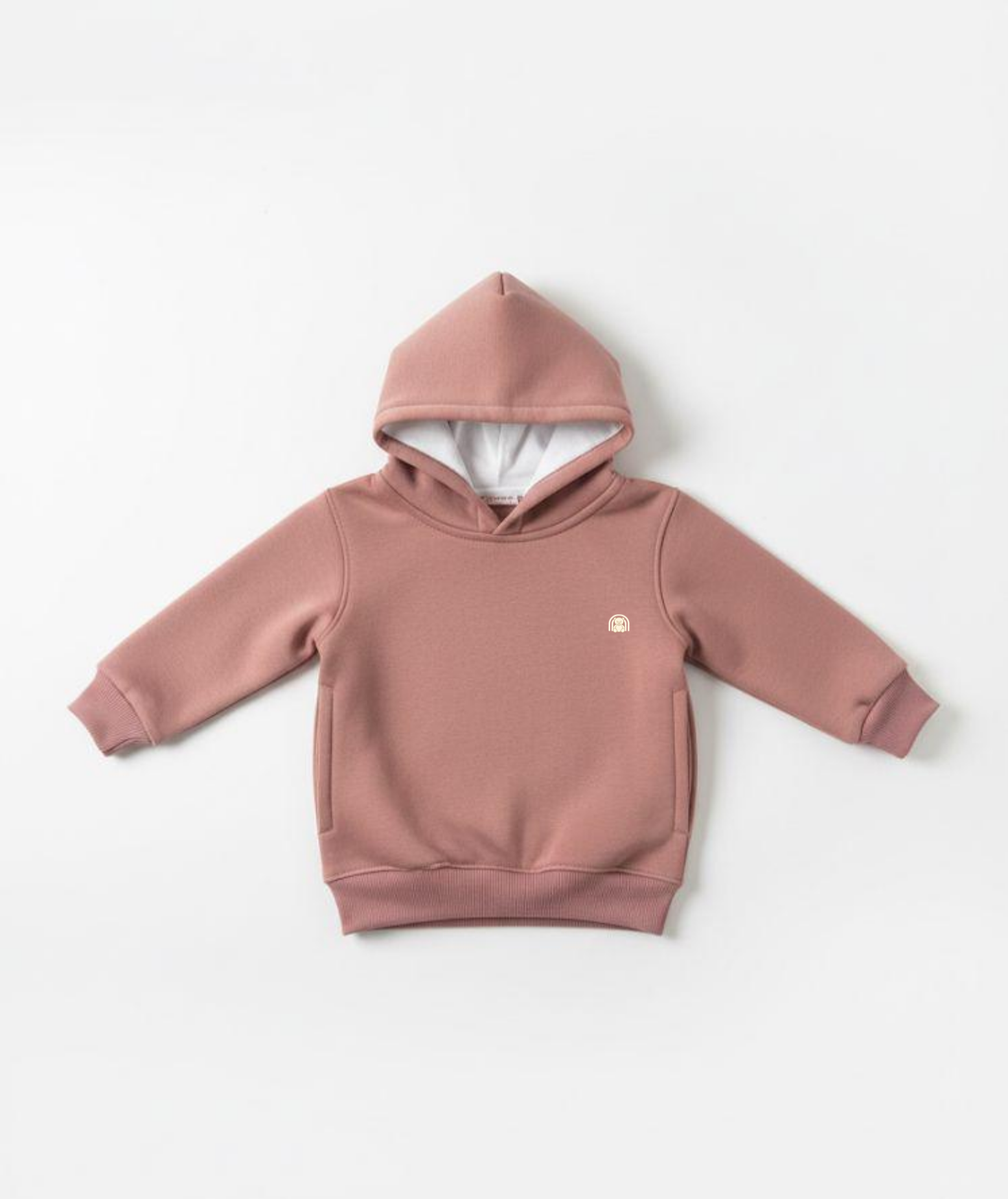 Peach Hoodie Sweatshirt with Side Pockets – My Little Co. My Little Co.
