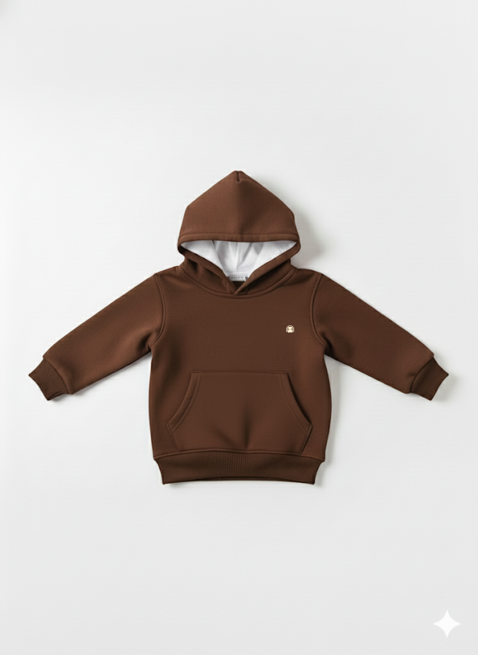 Brown Kids Pullover Hoodie for Everyday Wear (Copy) My Little Co.
