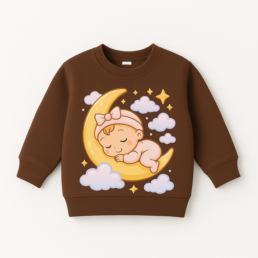 sustainable coffee brown babywear eco dyed fleece fabric trend 2025