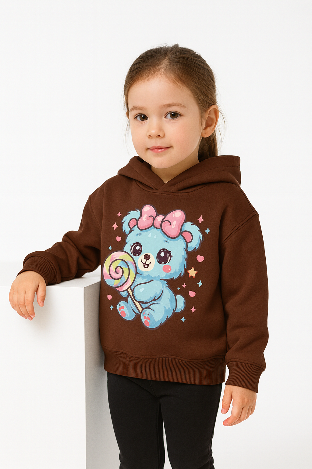 toddler fleece hoodie 2 years brown winter outfit