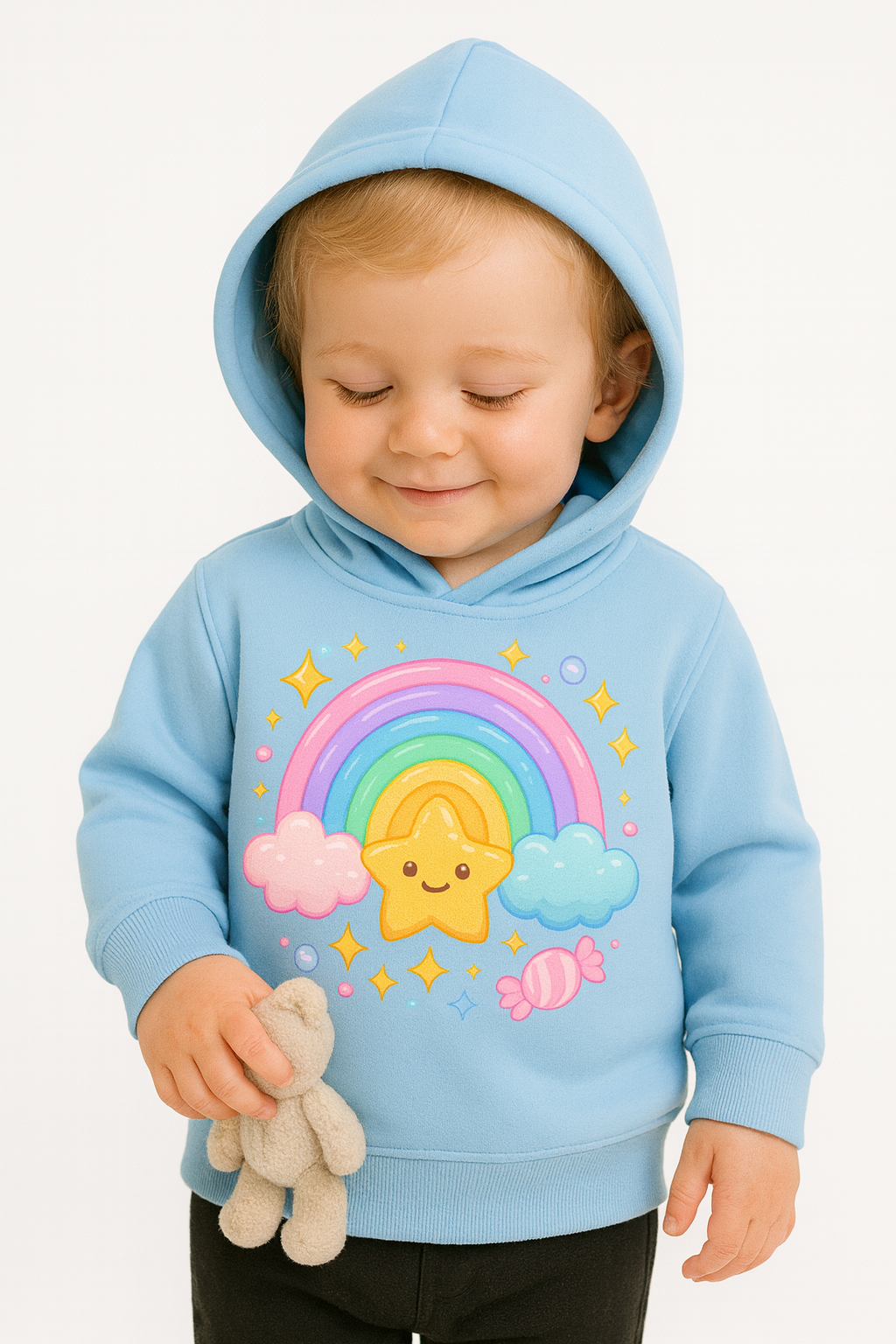 toddler hoodie 2 years eco blended cotton fleece my little co