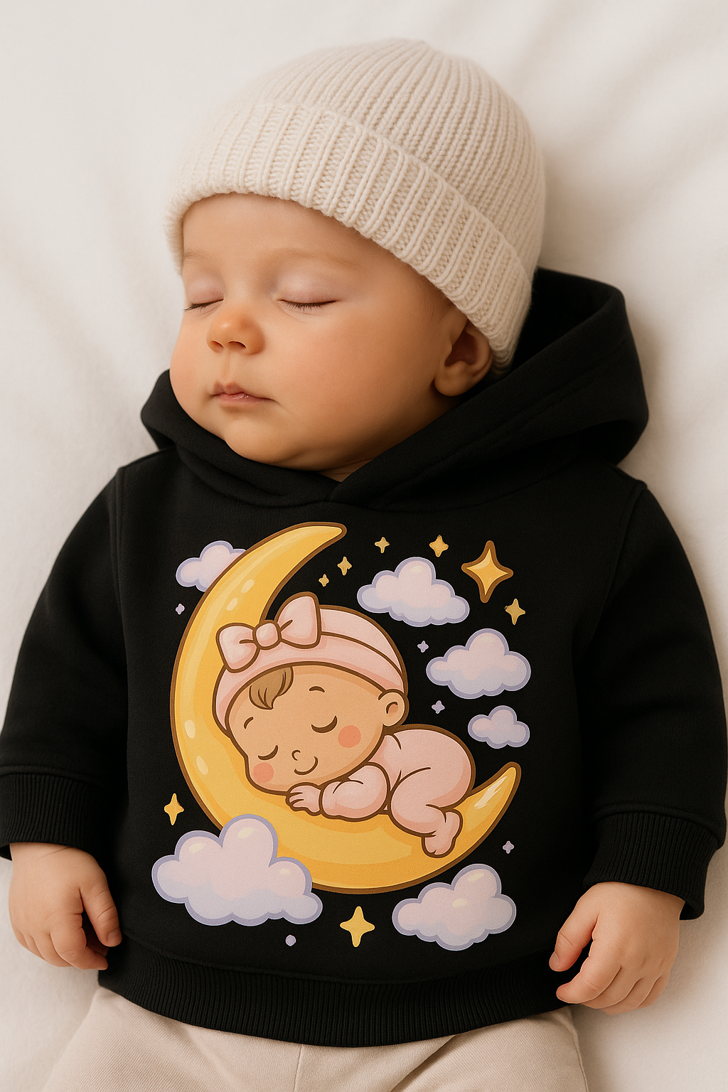 trendy black baby hoodie 2025 soft fleece