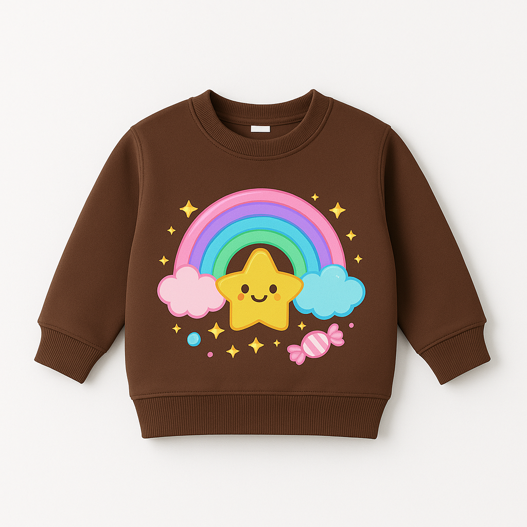 unisex brown baby sweatshirt 1 year winter outfit